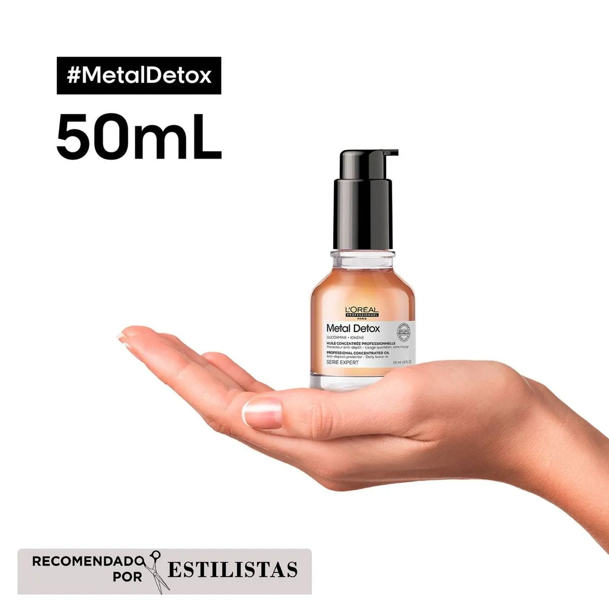 Aceite Loreal Professionnel Metal Detox 50 Ml