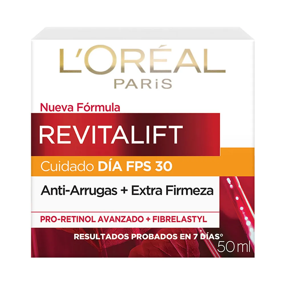 Crema De Día Anti-Arrugas Con Fps 30 Revitalift 50 Ml L'oréal Paris Skin Care